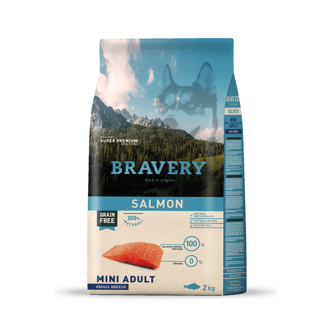 Bravery perro mini adulto salmon